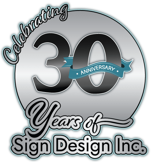 Sign Design Inc 30 years Logo